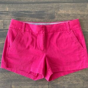 J.Crew Women’s Broken-In Chino Shorts in Bright Pink